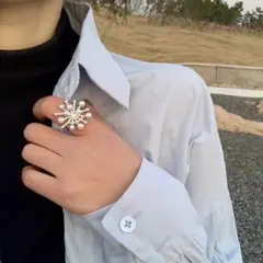 新品☆安心のメルカリ便☆ シングル ☆ ゴージャス ☆ 指輪 ☆ シンプル ☆y