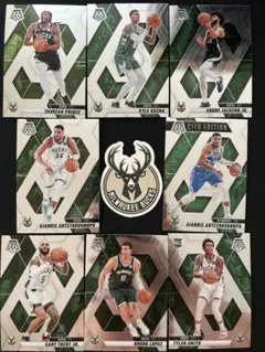 2024-25 Panini Mosaic Bucks 8枚＋ステッカー付き