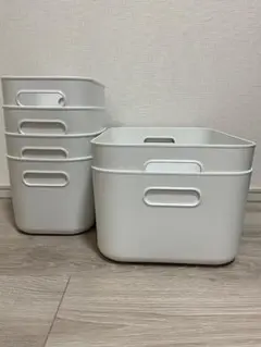 無印良品 やわらかポリエチレンケース　6個セット
