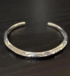 バングル　ステンレス　ナホバ　インディアン　トーテム　メンズアクセサリー