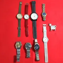 ☆★☆【期間限定特価！腕時計SWATCH/Kent/他9点動作未確認】