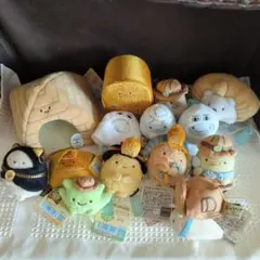 すみっコぐらしてのりぬいぐるみ　古代エジプト展フルセット　みにっこ　タグ付き 古代エジプト展』すみっコぐらしとコラボした「みにっコ」てのり