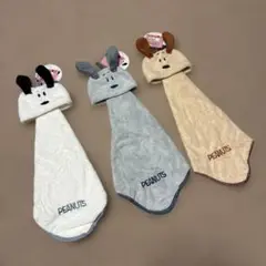 ★SNOOPY★ループ付き／手拭き／3枚セット