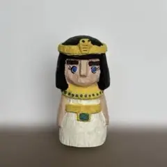 クレオパトラ エジプト ツタンカーメン 木彫り オブジェ 置物