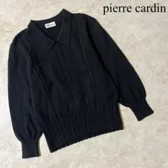 ★美品★ pierre cardin ウール100% ニットポロシャツ セーター