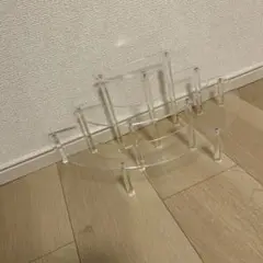アクリル製多段ディスプレイスタンド