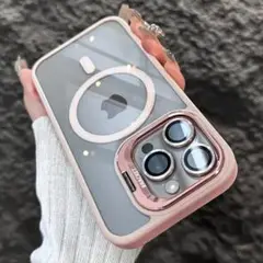 新品：iphone13 Magsafe対応、スタンド、ガラスレンズ保護　ケース