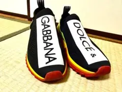 Dolce & Gabbana スニーカー ブラック/レッド/イエロー