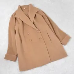 カマンタ KAMANTA アルパカ シャギー ダブルフェイス リバーコート 44