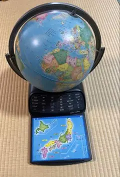 日本地図付き地球儀