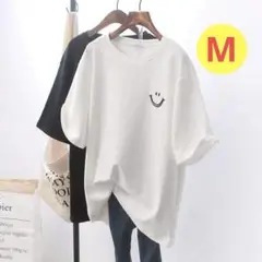 レディース 半袖 Tシャツ かわいい ワンポイント 人気商品 ゆったり 白
