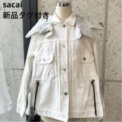 新品 タグ付き sacai サカイ デニムジャケット レディース アウター