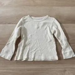 ワッフルカットソー　100