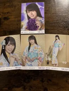 乃木坂46大越ひなの生写真　真夏の全国ツアー2025浴衣　セミコン