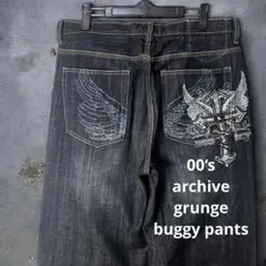 00’s G-Unit Embroidered Baggy Denim Y2K