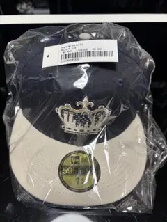 Supreme New Era 59FIFTY ネイビー/アイボリー 71/4