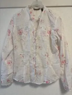 Eddie Bauer 花柄シャツ　長袖