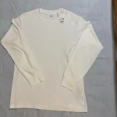 【新品】ユニクロ　ソフトタッチクルーネックT長袖　Lサイズ