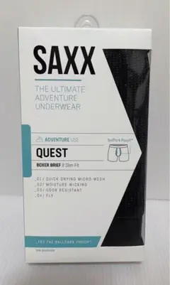 新品 メンズ パンツ SAXX QUEST 前開き スリムフィットMサイズ