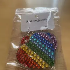 カラフルビーズピアスセット　ダイヤモンドフィックス