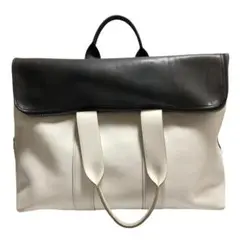 3.1 phillip lim フィリップリム レザーハンドバッグ 白×黒
