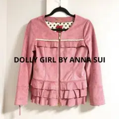 DOLLY GIRL BY ANNA SUI ベスト アウター 羊革　ムートン DOLLY GIRL BY ANNA SUI ベスト アウター 羊革ムートン