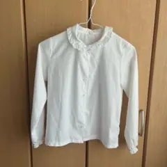 長袖ブラウス　白　140cm