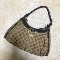 GUCCI グッチ ブラウン アビージャッキー ハンドバッグ ショルダーバッグ
