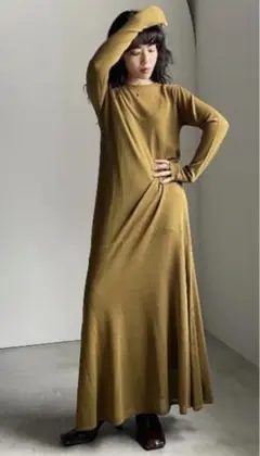 MERMAID LONG KNIT DRESS
