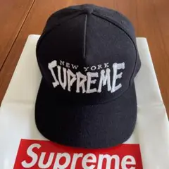 NEW YORK SUPREME ブラックキャップ