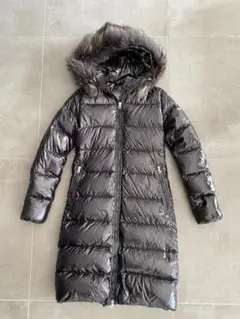 【美品】デュベティカ アリア ロング ダウンコート黒 DUVETICA ALIA