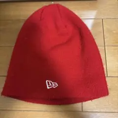 new era レッドビーニー