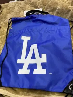 ロサンゼルス・ドジャース ドローストリングバッグ　リュック　てさげ
