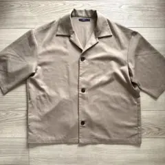 チャオパニック　ベージュ 半袖シャツ　Lサイズ
