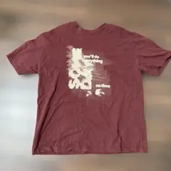 R.L. バーガンディ グラフィックTシャツ E2
