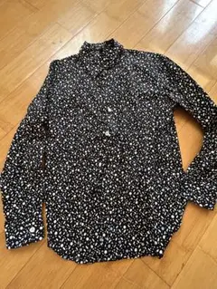 agnes b. ドット柄長袖シャツ
