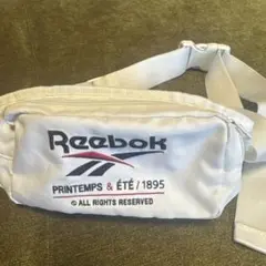 【Reebok】リーボック　ウエストポーチ　ショルダーバッグ　ホワイト