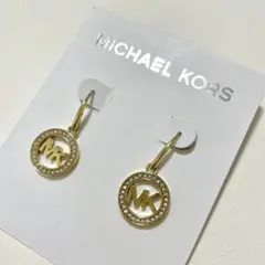 マイケルコース ピアス サークル ロゴ アクセサリー レディース ゴールド