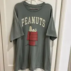 PEANUTS スヌーピー Tシャツ Lサイズ グレー