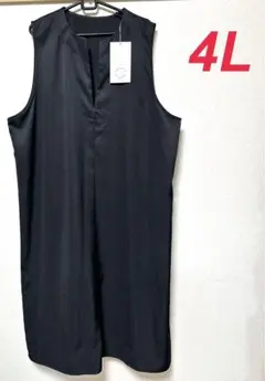 新品　しまむら　シーズンリーズン　後ろプリーツジャンスカ　4L
