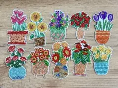 ⭐︎ダイヤモンドアート完成品⭐︎　花　植物