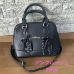 AnkRaugo ブラック ショルダーバッグ