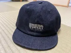 UNIVERSAL OVERALL ダークデニム 短ツバキャップ
