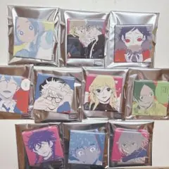 ブルーピリオド キャラバッジコレクション スクエア缶バッジ