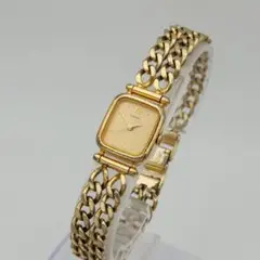 【美品】⭐SEIKO 腕時計 稼働 2C21-5360 レディース ゴールド