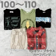 A4まとめ売り　100cm 110cm 男の子　夏物　Tシャツ 半ズボン　キッズ
