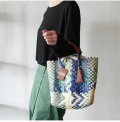 未使用近　WOVEN ウーヴン ミニトートバッグ