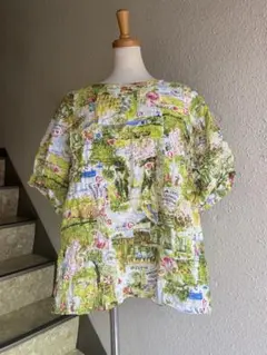 Tunic 鴨居羊子 パフスリーブ ブラウス Tシャツ