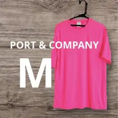 匿名配送✨PORT & COMPANY ピンク Tシャツ Mサイズ