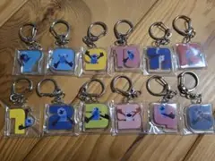 パペットスンスン ナンバーアクリルキーホルダー　前半後半　全12種セット